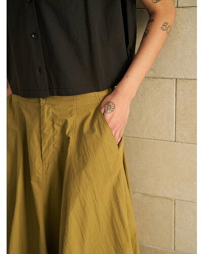【YENN 2026 SUMMER COLLECTION】VOLUME CURVE SKIRT - Champdelarose