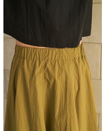 【YENN 2026 SUMMER COLLECTION】VOLUME CURVE SKIRT - Champdelarose