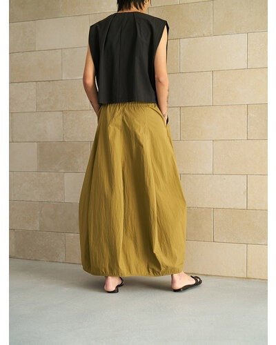 【YENN 2026 SUMMER COLLECTION】VOLUME CURVE SKIRT - Champdelarose