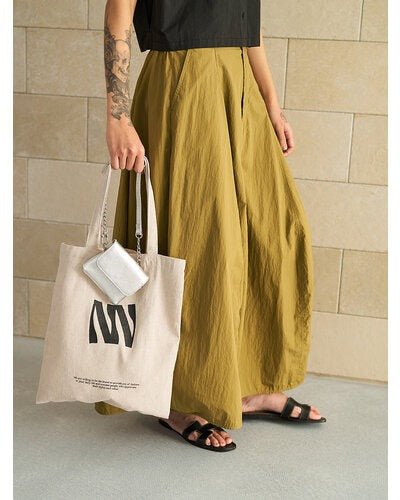 【YENN 2026 SUMMER COLLECTION】VOLUME CURVE SKIRT - Champdelarose
