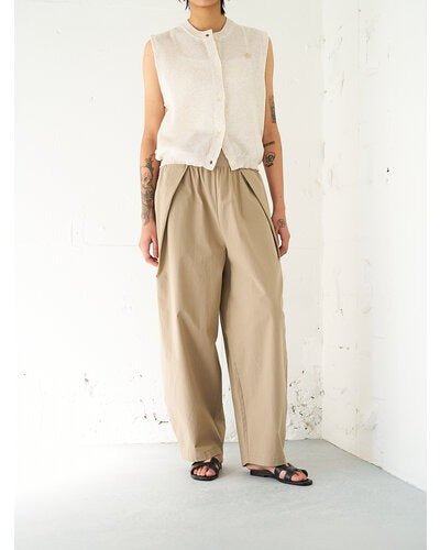 【YENN 2026 SUMMER COLLECTION】WAIST RIB CURVE PT - Champdelarose