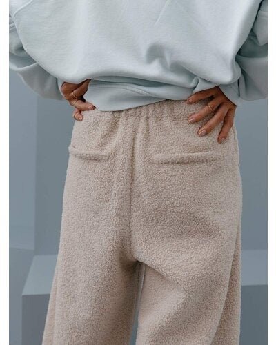 【YENN 26-27 WINTER/PRE-SPRING】 COZY TEXTURE PANTS - 11月中旬頃発送 - Champdelarose