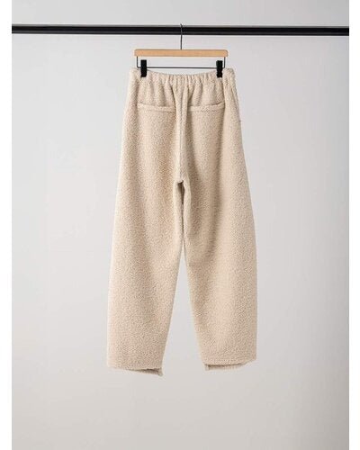 【YENN 26-27 WINTER/PRE-SPRING】 COZY TEXTURE PANTS - 11月中旬頃発送 - Champdelarose