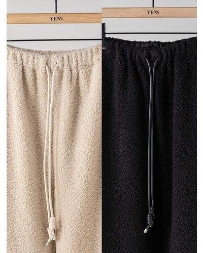 【YENN 26-27 WINTER/PRE-SPRING】 COZY TEXTURE PANTS - 11月中旬頃発送 - Champdelarose