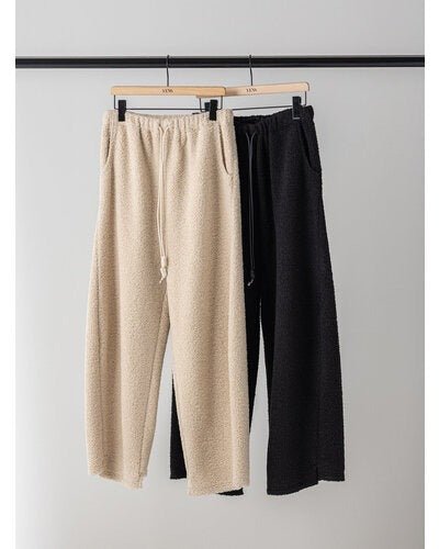 【YENN 26-27 WINTER/PRE-SPRING】 COZY TEXTURE PANTS - 11月中旬頃発送 - Champdelarose