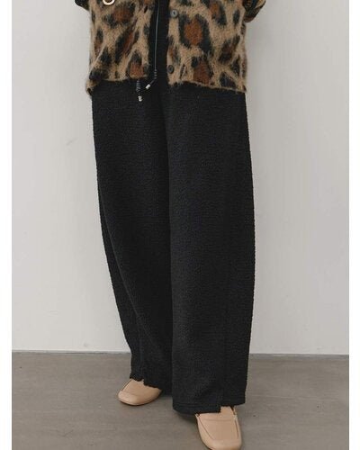 【YENN 26-27 WINTER/PRE-SPRING】 COZY TEXTURE PANTS - 11月中旬頃発送 - Champdelarose