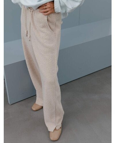 【YENN 26-27 WINTER/PRE-SPRING】 COZY TEXTURE PANTS - 11月中旬頃発送 - Champdelarose