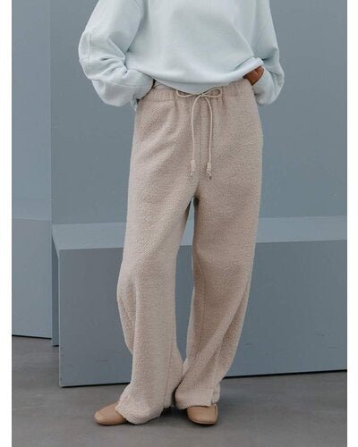 【YENN 26-27 WINTER/PRE-SPRING】 COZY TEXTURE PANTS - 11月中旬頃発送 - Champdelarose