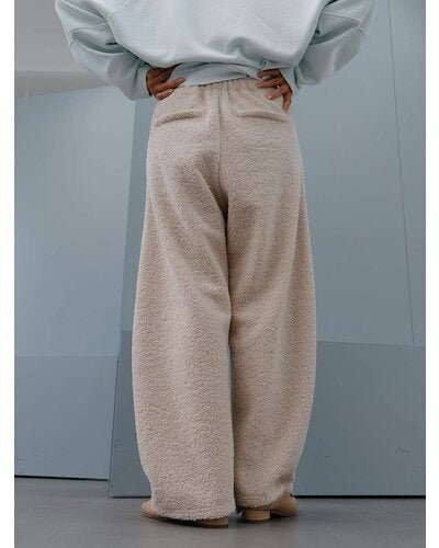 【YENN 26-27 WINTER/PRE-SPRING】 COZY TEXTURE PANTS - 11月中旬頃発送 - Champdelarose