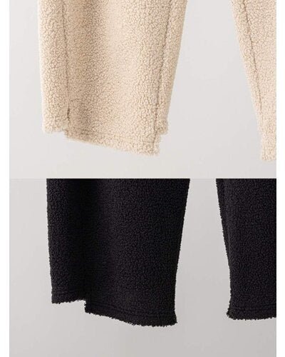【YENN 26-27 WINTER/PRE-SPRING】 COZY TEXTURE PANTS - 11月中旬頃発送 - Champdelarose