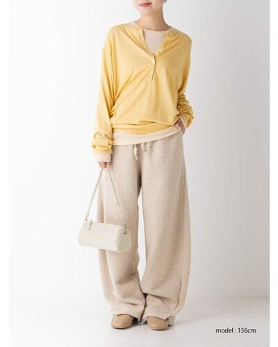 【YENN 26-27 WINTER/PRE-SPRING】16G DEEP HENRY KNIT - 1月中旬頃発送 - Champdelarose