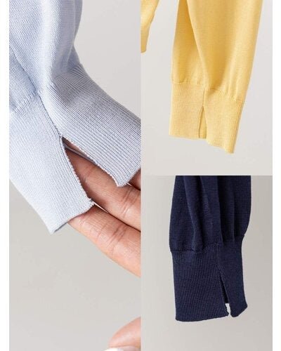 【YENN 26-27 WINTER/PRE-SPRING】16G DEEP HENRY KNIT - 1月中旬頃発送 - Champdelarose