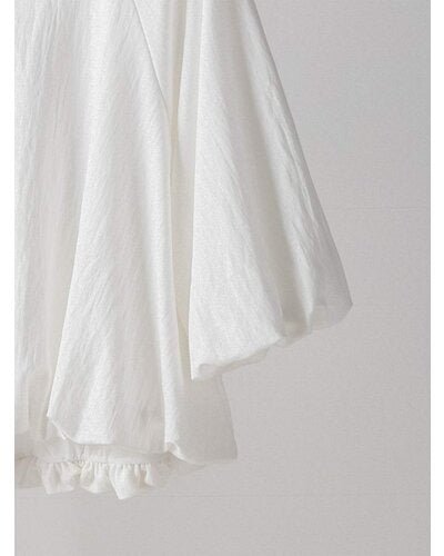 【YENN 26-27 WINTER/PRE-SPRING】AIRY BALLOON TEE - 1月中旬頃発送 - Champdelarose