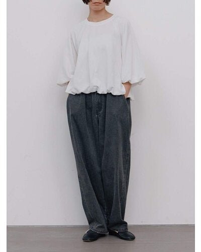 【YENN 26-27 WINTER/PRE-SPRING】AIRY BALLOON TEE - 1月中旬頃発送 - Champdelarose