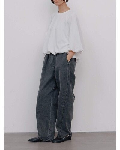 【YENN 26-27 WINTER/PRE-SPRING】AIRY BALLOON TEE - 1月中旬頃発送 - Champdelarose
