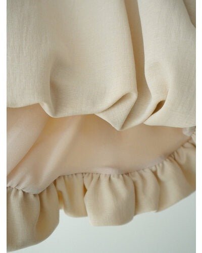 【YENN 26-27 WINTER/PRE-SPRING】AIRY BALLOON TEE - 1月中旬頃発送 - Champdelarose