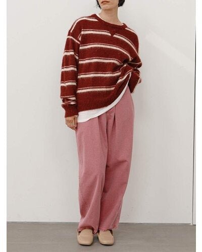 【YENN 26-27 WINTER/PRE-SPRING】BOX TUCK PEG PANT - 11月中旬頃発送 - Champdelarose