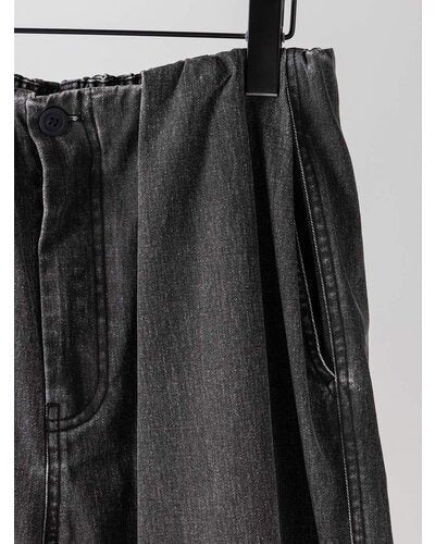 【YENN 26-27 WINTER/PRE-SPRING】BOX TUCK PEG PANT - 11月中旬頃発送 - Champdelarose