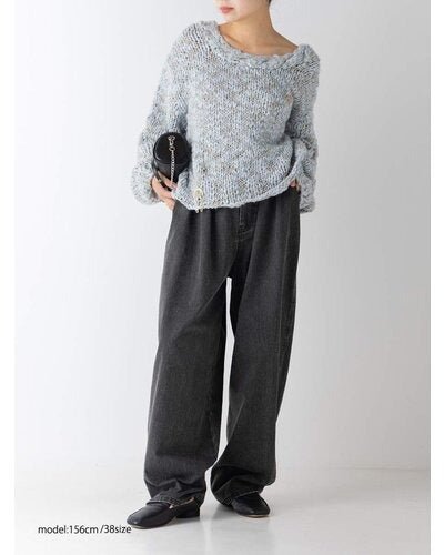 【YENN 26-27 WINTER/PRE-SPRING】BOX TUCK PEG PANT - 11月中旬頃発送 - Champdelarose