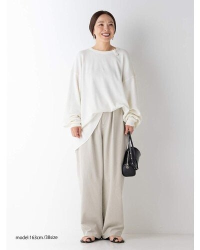 【YENN 26-27 WINTER/PRE-SPRING】BOX TUCK PEG PANT - 11月中旬頃発送 - Champdelarose