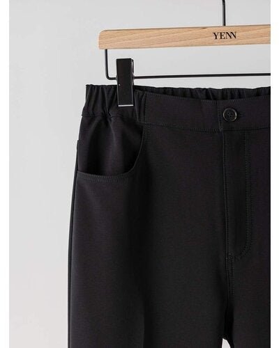 【YENN 26-27 WINTER/PRE-SPRING】CENTER PRESS SLIM PT - 11月中旬頃発送 - Champdelarose