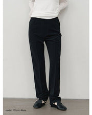 【YENN 26-27 WINTER/PRE-SPRING】CENTER PRESS SLIM PT - 11月中旬頃発送 - Champdelarose