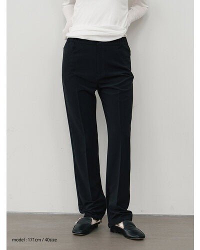 【YENN 26-27 WINTER/PRE-SPRING】CENTER PRESS SLIM PT - 11月中旬頃発送 - Champdelarose