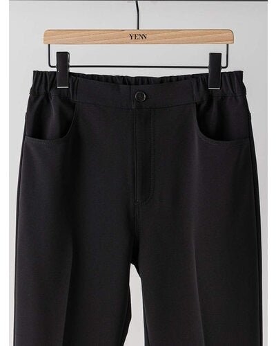 【YENN 26-27 WINTER/PRE-SPRING】CENTER PRESS SLIM PT - 11月中旬頃発送 - Champdelarose
