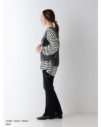 【YENN 26-27 WINTER/PRE-SPRING】CENTER PRESS SLIM PT - 11月中旬頃発送 - Champdelarose