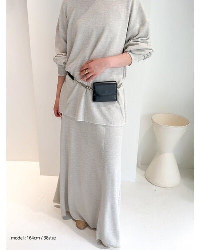 【YENN 26-27 WINTER/PRE-SPRING】CHAIN BELT POUCH - 11月中旬頃発送 - Champdelarose