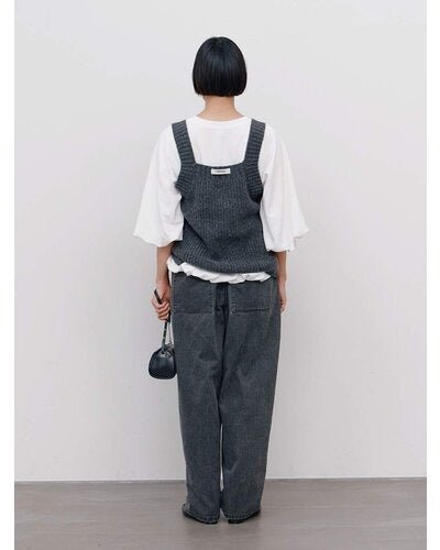 【YENN 26-27 WINTER/PRE-SPRING】CHUNKY KNIT VEST - 11月中旬頃発送 - Champdelarose