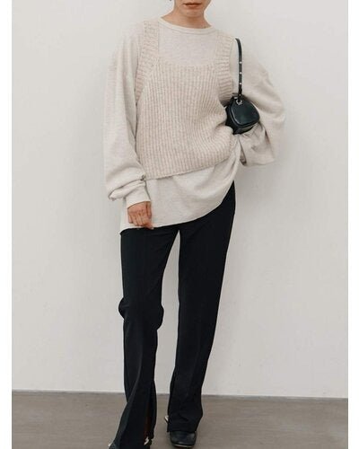 【YENN 26-27 WINTER/PRE-SPRING】CHUNKY KNIT VEST - 11月中旬頃発送 - Champdelarose