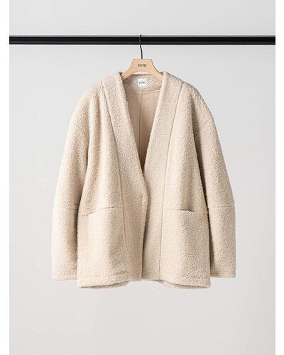 【YENN 26-27 WINTER/PRE-SPRING】COZY TEXTURE JACKET - 11月中旬頃発送 - Champdelarose