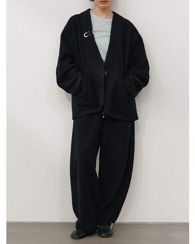 【YENN 26-27 WINTER/PRE-SPRING】COZY TEXTURE JACKET - 11月中旬頃発送 - Champdelarose