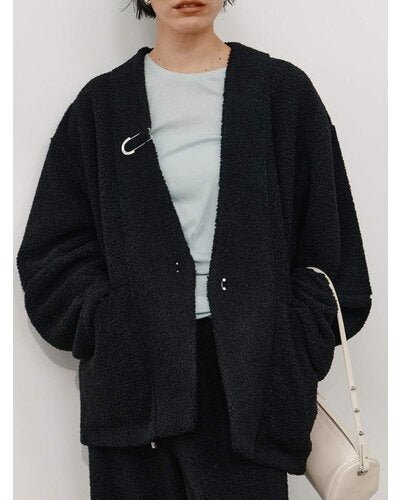 【YENN 26-27 WINTER/PRE-SPRING】COZY TEXTURE JACKET - 11月中旬頃発送 - Champdelarose