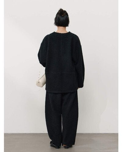 【YENN 26-27 WINTER/PRE-SPRING】COZY TEXTURE JACKET - 11月中旬頃発送 - Champdelarose