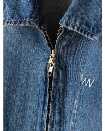【YENN 26-27 WINTER/PRE-SPRING】DENIM ZIP UP JACKET - 1月中旬頃発送 - Champdelarose