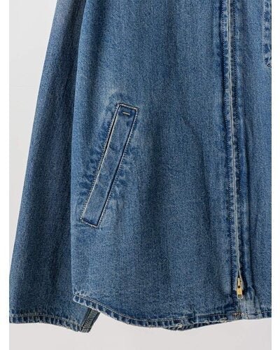 【YENN 26-27 WINTER/PRE-SPRING】DENIM ZIP UP JACKET - 1月中旬頃発送 - Champdelarose