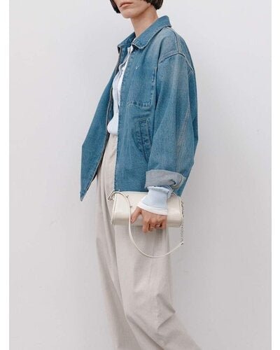 【YENN 26-27 WINTER/PRE-SPRING】DENIM ZIP UP JACKET - 1月中旬頃発送 - Champdelarose