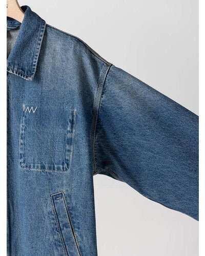 【YENN 26-27 WINTER/PRE-SPRING】DENIM ZIP UP JACKET - 1月中旬頃発送 - Champdelarose