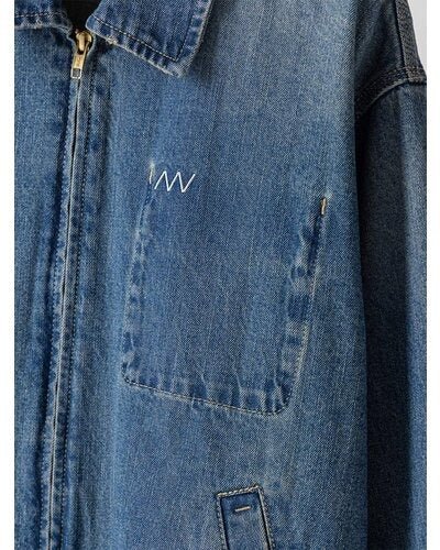 【YENN 26-27 WINTER/PRE-SPRING】DENIM ZIP UP JACKET - 1月中旬頃発送 - Champdelarose