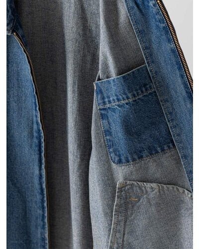 【YENN 26-27 WINTER/PRE-SPRING】DENIM ZIP UP JACKET - 1月中旬頃発送 - Champdelarose
