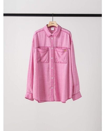 【YENN 26-27 WINTER/PRE-SPRING】FADED OVERSIZE SHIRT - 1月中旬頃発送 - Champdelarose