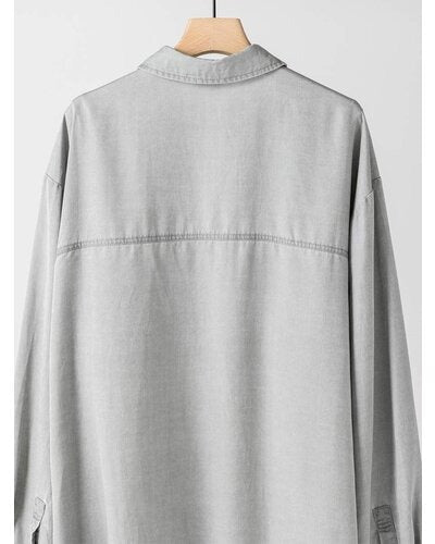 【YENN 26-27 WINTER/PRE-SPRING】FADED OVERSIZE SHIRT - 1月中旬頃発送 - Champdelarose