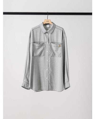 【YENN 26-27 WINTER/PRE-SPRING】FADED OVERSIZE SHIRT - 1月中旬頃発送 - Champdelarose