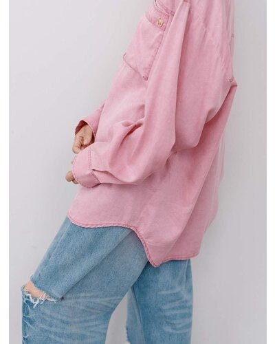 【YENN 26-27 WINTER/PRE-SPRING】FADED OVERSIZE SHIRT - 1月中旬頃発送 - Champdelarose
