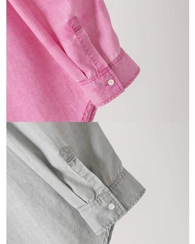 【YENN 26-27 WINTER/PRE-SPRING】FADED OVERSIZE SHIRT - 1月中旬頃発送 - Champdelarose