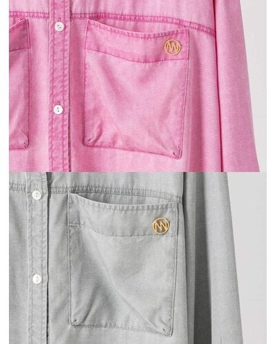 【YENN 26-27 WINTER/PRE-SPRING】FADED OVERSIZE SHIRT - 1月中旬頃発送 - Champdelarose