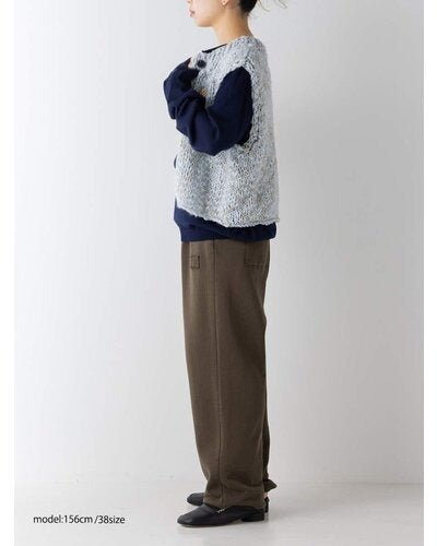 【YENN 26-27 WINTER/PRE-SPRING】GARMENTDYE SWEAT PT - 1月中旬頃発送 - Champdelarose