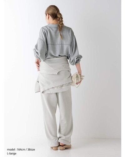 【YENN 26-27 WINTER/PRE-SPRING】GARMENTDYE SWEAT PT - 1月中旬頃発送 - Champdelarose